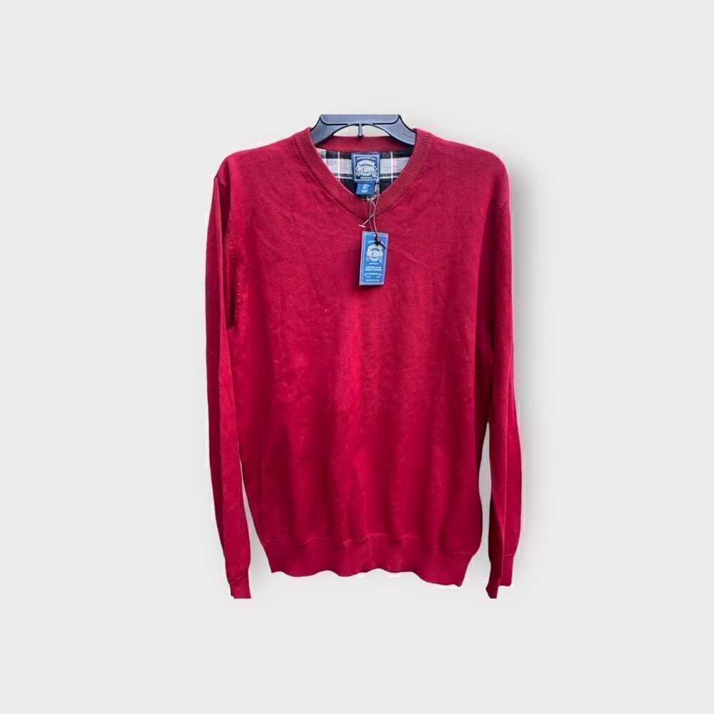 Cambridge Dry Goods Men’s Burgundy Red Sweater Sz L NWT